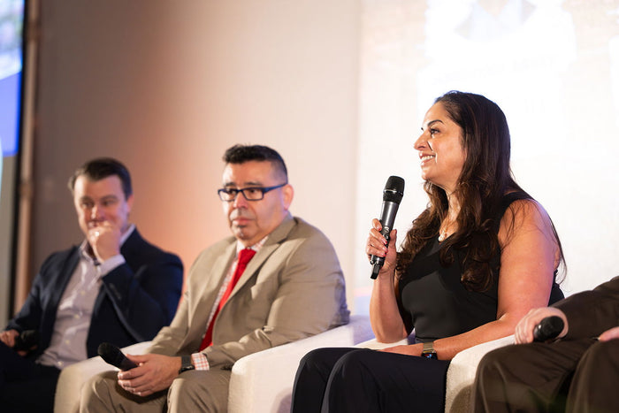 A speaker at the 2025 California Housing & Community Development Conference