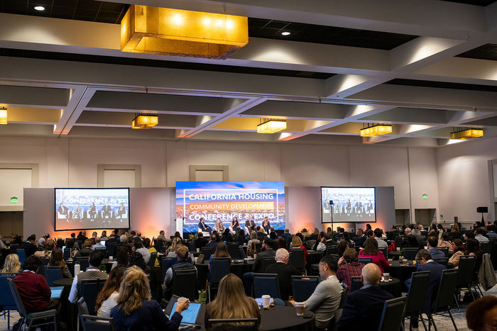 A panel discussion at the 2025 California Housing & Community Development Conference
