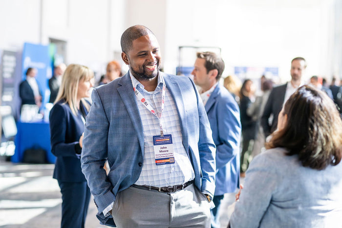 Attendees networking at the 2025 California Housing & Community Development Conference