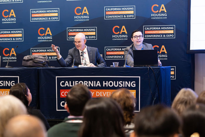 A panel discussion at the 2025 California Housing & Community Development Conference