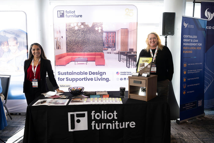 An exhibitor booth at the 2025 California Housing & Community Development Conference