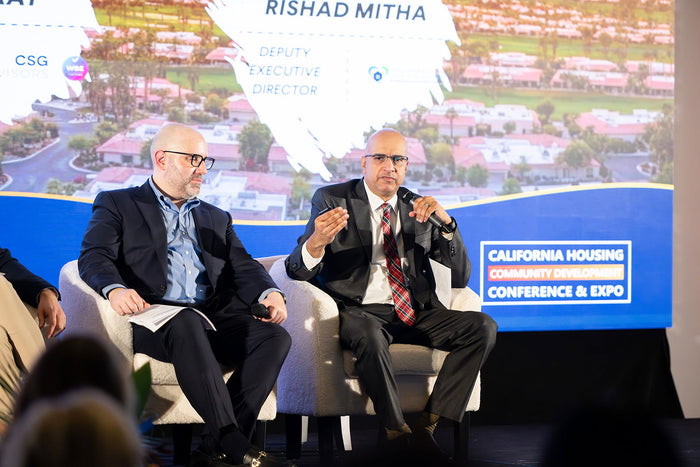 A panel discussion at the 2025 California Housing & Community Development Conference