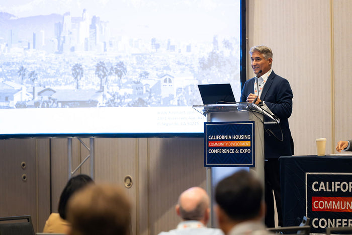 A panel discussion at the 2025 California Housing & Community Development Conference