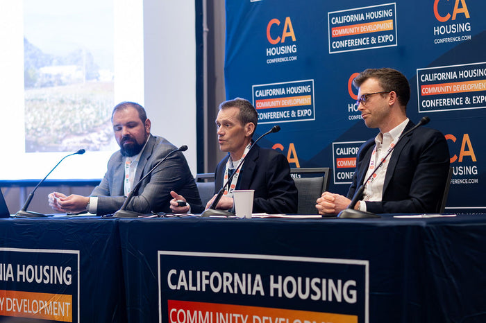 A panel discussion at the 2025 California Housing & Community Development Conference