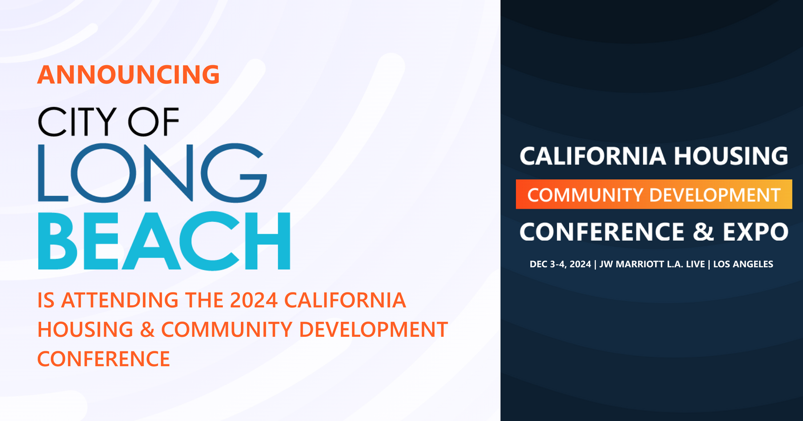 The City of Long Beach will be attending the 2024 Conference