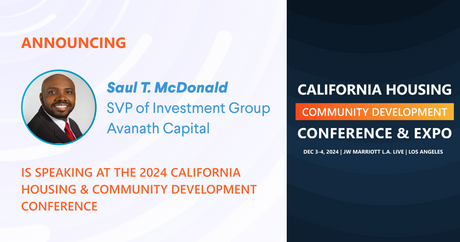 Saul McDonald, SVP of Investment Group Avanath Capital is scheduled to speak at the 2024 Conference