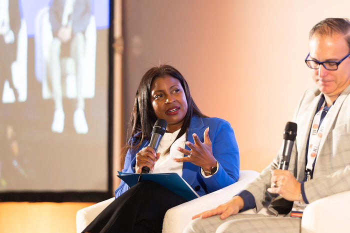 A speaker at the 2025 California Housing & Community Development Conference