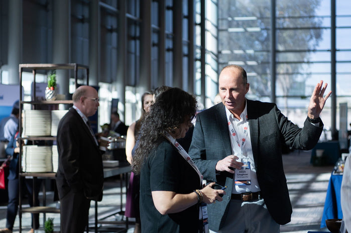 Attendees networking at the 2025 California Housing & Community Development Conference