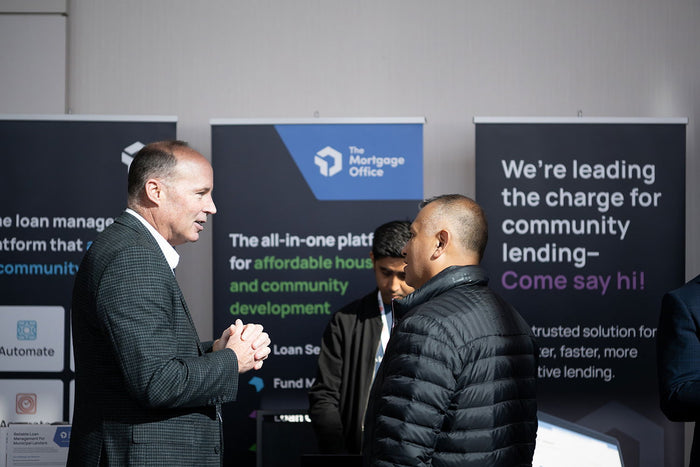 An exhibitor booth at the 2025 California Housing & Community Development Conference