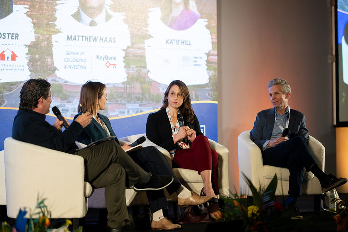 A panel discussion at the 2025 California Housing & Community Development Conference