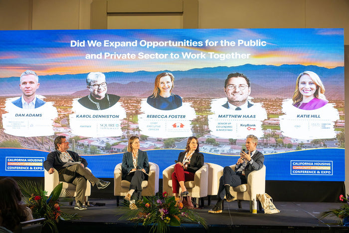 A panel discussion at the 2025 California Housing & Community Development Conference