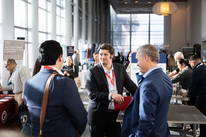 Attendees networking at the 2025 California Housing & Community Development Conference