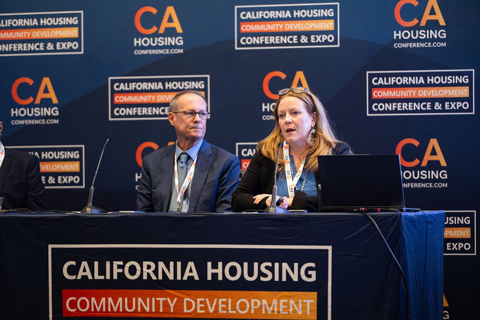 A panel discussion at the 2025 California Housing & Community Development Conference